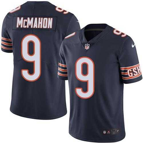 Nike Chicago Bears #9 Jim McMahon Navy Blue Team Color NFL Vapor Untouchable Limited Jersey,We sell and wholesale Nike Chicago Bears #9 Jim McMahon Navy Blue Team Color NFL Vapor Untouchable Limited Jersey on line form chian!